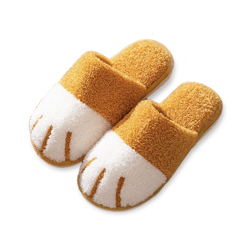 Cat paw slippers