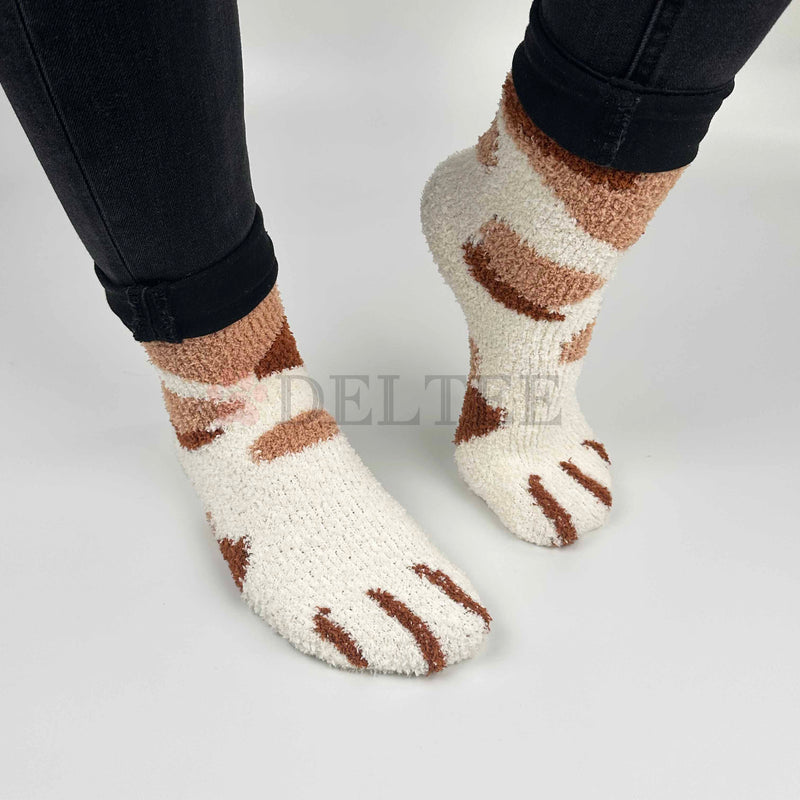 Cat paw socks